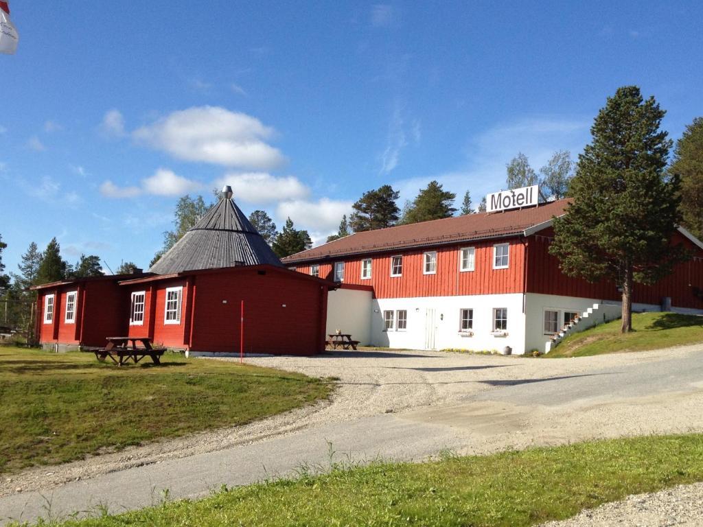 Den Hvite Rein Motel Karasjok Exteriör bild