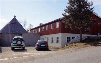 Den Hvite Rein Motel Karasjok Exteriör bild