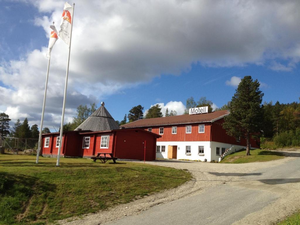Den Hvite Rein Motel Karasjok Exteriör bild